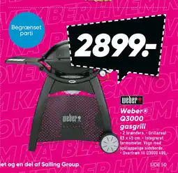 Bilka Weber Q3000 gasgrill tilbud