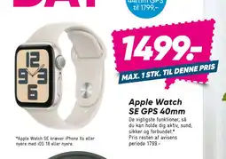 Bilka Apple Watch SE GPS 40mm tilbud
