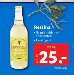 Lidl Retsina tilbud