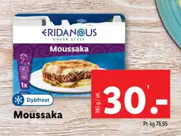Lidl Moussaka tilbud