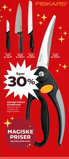 Kvickly Udvalgt Fiskars til køkkenet tilbud