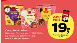 Kvickly Coop Asia cubes tilbud