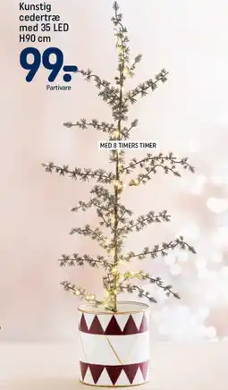 REMA 1000 Kunstig cedertræ med 35 LED tilbud