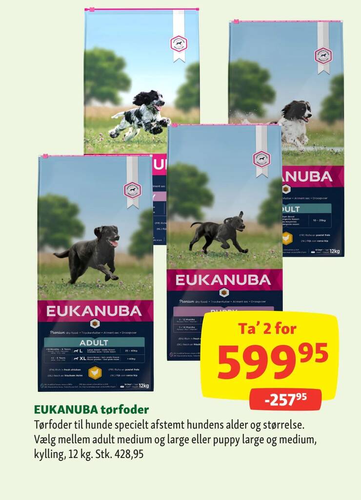 EUKANUBA torfoder tilbud hos Maxi Zoo