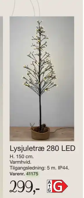 Harald Nyborg Lysjuletræ 280 LED tilbud
