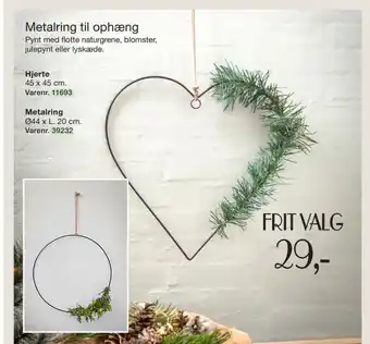 Harald Nyborg Metalring til ophæng tilbud
