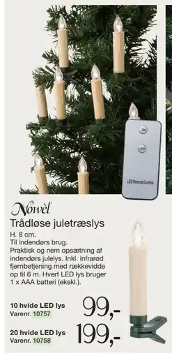 Harald Nyborg Trådløse juletræslys tilbud