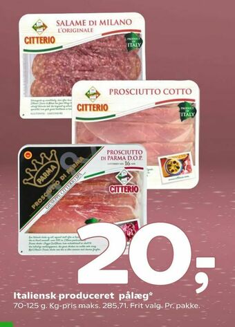 Coop 365 Italiensk produceret pålæg tilbud