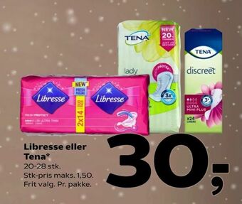 Coop 365 Libresse eller Tena tilbud