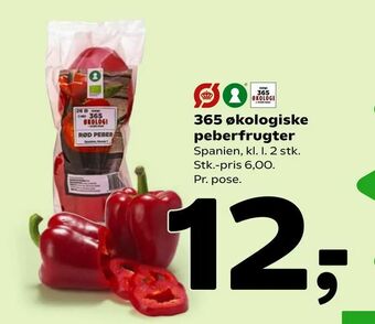 Coop 365 365 økologiske peberfrugter tilbud