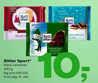 Coop 365 Ritter Sport tilbud