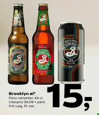 Coop 365 Brooklyn øl tilbud