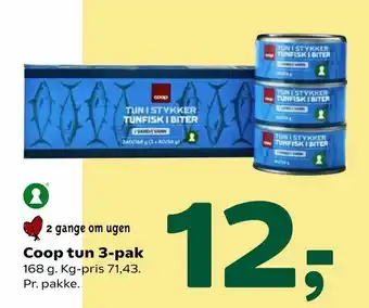 Coop 365 Coop tun 3-pak tilbud
