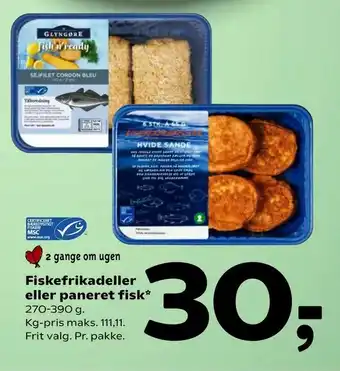 Coop 365 Fiskefrikadeller eller paneret fisk tilbud
