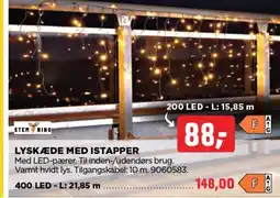 jem & fix Lyskæde med istapper tilbud