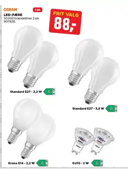 jem & fix OSRAM LED-pære tilbud