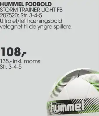Sportigan Hummel Fodbold Storm Trainer Light FB 135 Inkl.Moms tilbud
