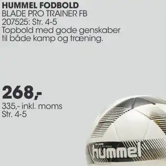 Sportigan Hummel Fodbold Blade Pro Trainer Fb 335 Inkl.Moms tilbud