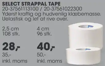 Sportigan Select Strappal Tape 35 Inkl.Moms tilbud