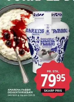 Amarena fabbri dessertkirsebær