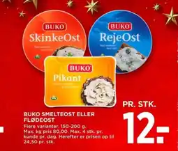 MENY BUKO smelteost eller flødeost tilbud