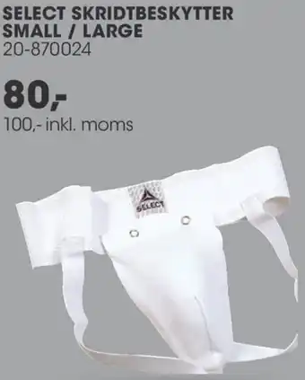 Sportigan Select Skridtbeskytter Small/Large 100 Inkl.Moms tilbud