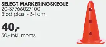 Sportigan Select Markeringskegle 50 Inkl.Moms tilbud