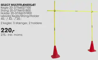 Sportigan Select Multitrænersæt 275 Inkl.Moms tilbud
