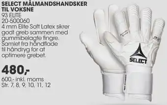 Sportigan Select Målmandshandsker Til Voksne 600 Inkl.Moms tilbud