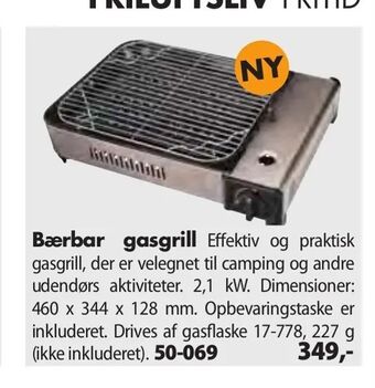 Biltema Bærbar gasgrill tilbud