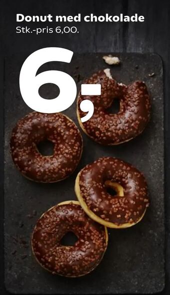 Coop 365 Donut med chokolade tilbud