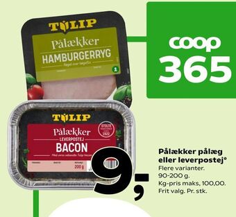 Coop 365 Pålækker pålæg eller leverpostej tilbud