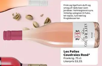 Coop 365 Les Folies Coudraies Rosé tilbud