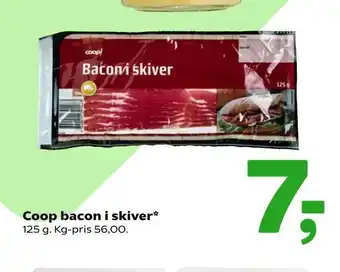 Coop 365 Coop bacon i skiver tilbud