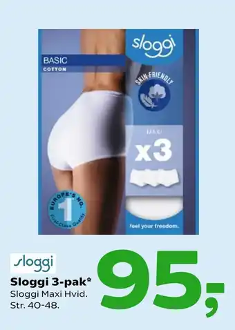 Coop 365 Sloggi 3-pak tilbud