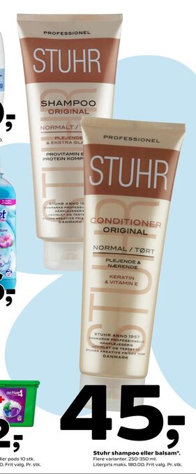 Coop 365 Stuhr shampoo eller balsam tilbud