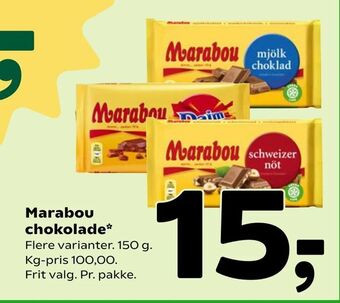 Coop 365 Marabou chokolade tilbud