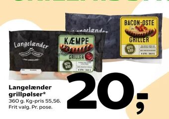 Coop 365 Langelænder grillpølser tilbud