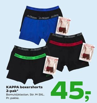 Coop 365 KAPPA boxershorts 2-pak tilbud