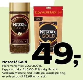 Coop 365 Nescafé Gold tilbud