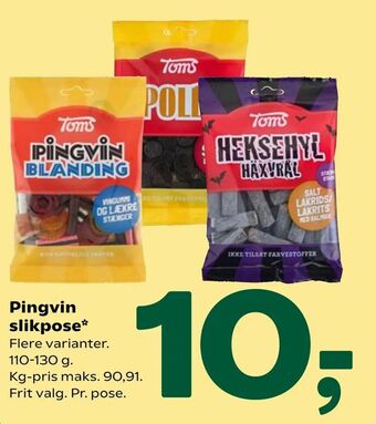 Coop 365 Pingvin slikpose tilbud