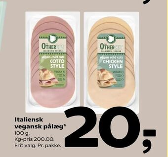Coop 365 Italiensk vegansk pålæg tilbud