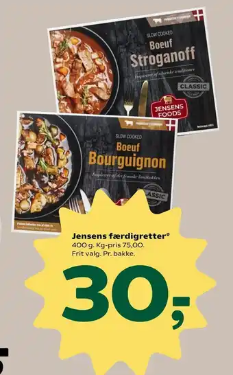 Coop 365 Jensens færdigretter tilbud