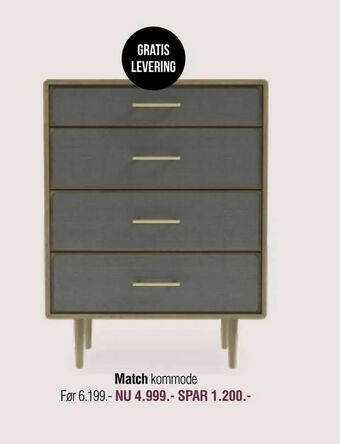 Ilva Match kommode tilbud