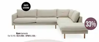 Ilva Bjorn hjørnesofa tilbud