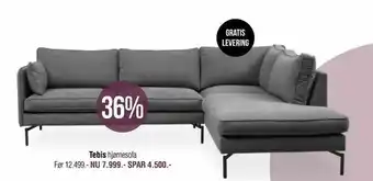 Ilva Tebis hjørnesofa tilbud
