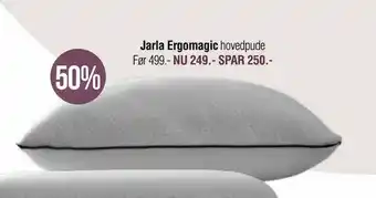 Ilva Jarla Ergomagic hovedpude tilbud