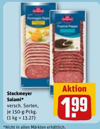 REWE Stockmeyer Salami tilbud