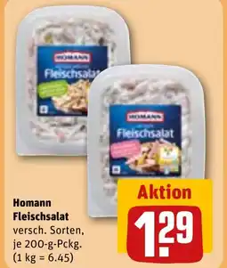 REWE DE Homann Fleischsalat tilbud