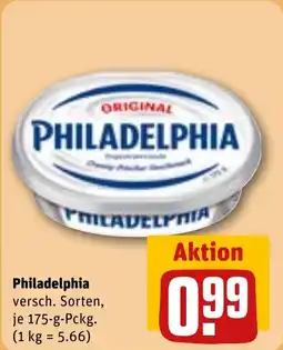 REWE DE PHILADELPHIA tilbud